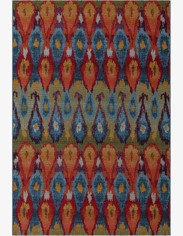 6' x 9' Easy-Clean Modern Indoor / Outdoor Rug