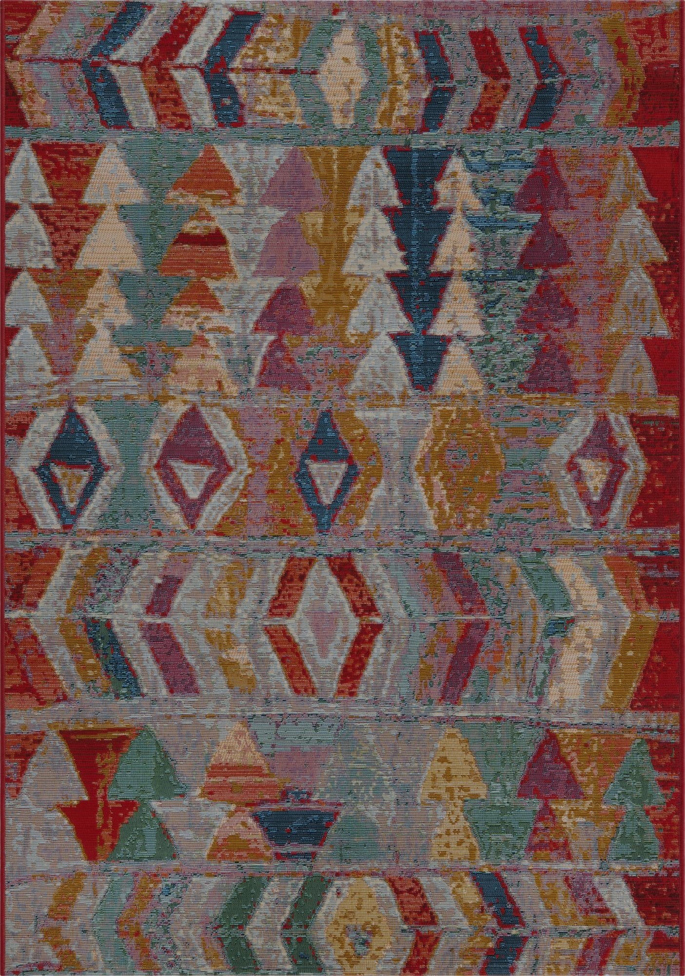 122cm x 183cm  Washable Modern Indoor / Outdoor Rug