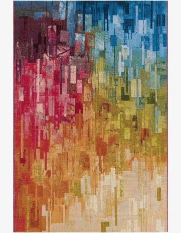 5' x 8' Easy-Clean Modern Indoor / Outdoor Rug