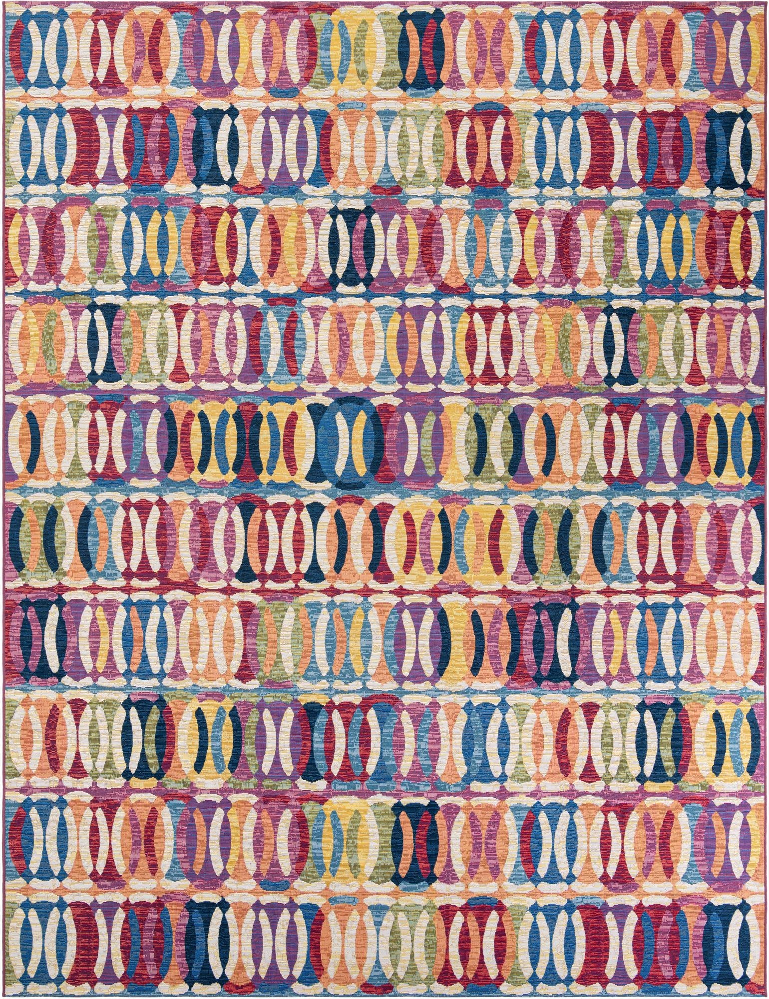 Primary image 9' x 12'  Washable Modern Indoor / Outdoor Rug