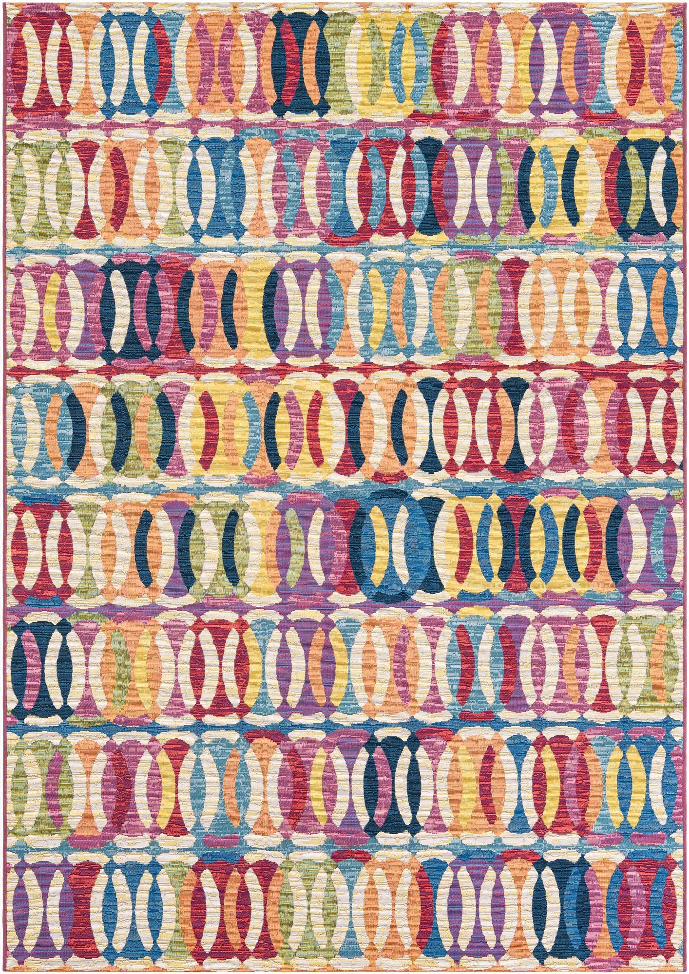 Primary image 6' x 9'  Washable Modern Indoor / Outdoor Rug