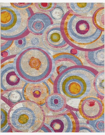 7' 10 x 10' Easy-Clean Modern Indoor / Outdoor Rug