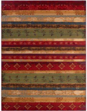 10' x 13' Easy-Clean Modern Indoor / Outdoor Rug