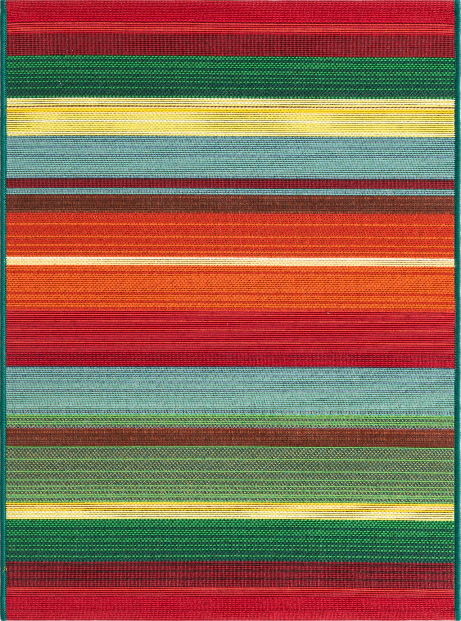 Primary image 2' x 3'  Washable Modern Indoor / Outdoor Rug