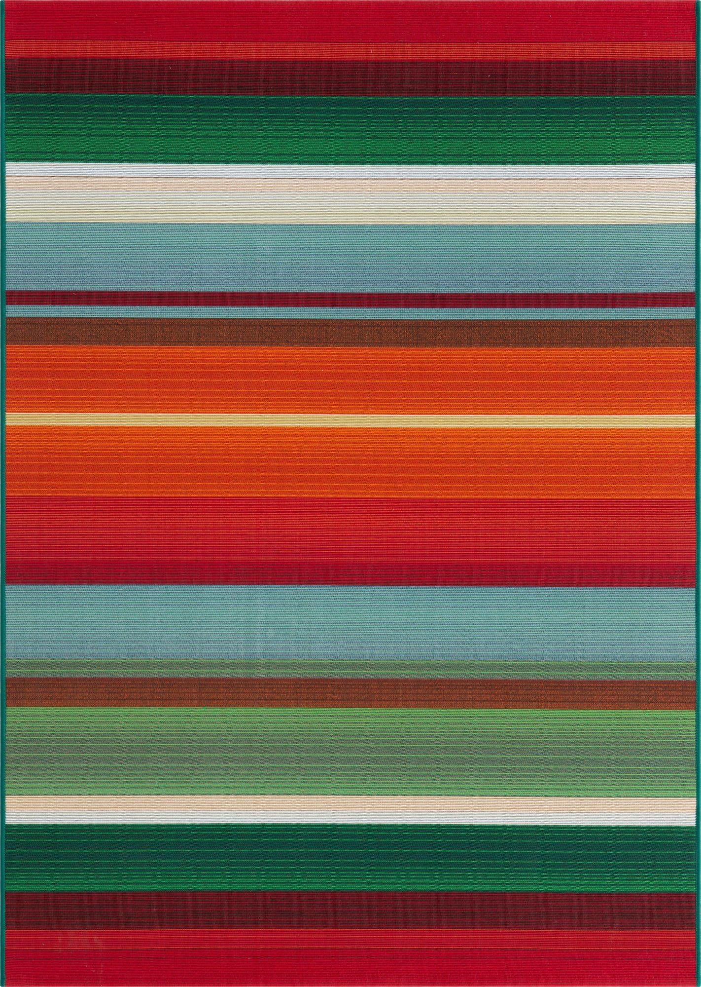 4' x 6'  Washable Modern Indoor / Outdoor Rug