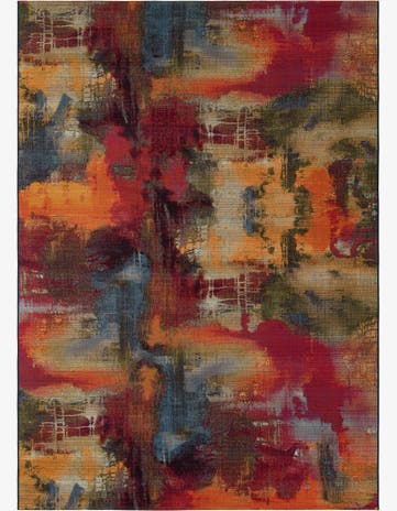 7' x 10' Easy-Clean Modern Indoor / Outdoor Rug