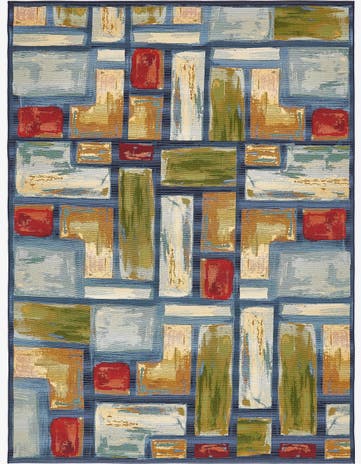 Easy-Clean Modern Indoor / Outdoor Rug