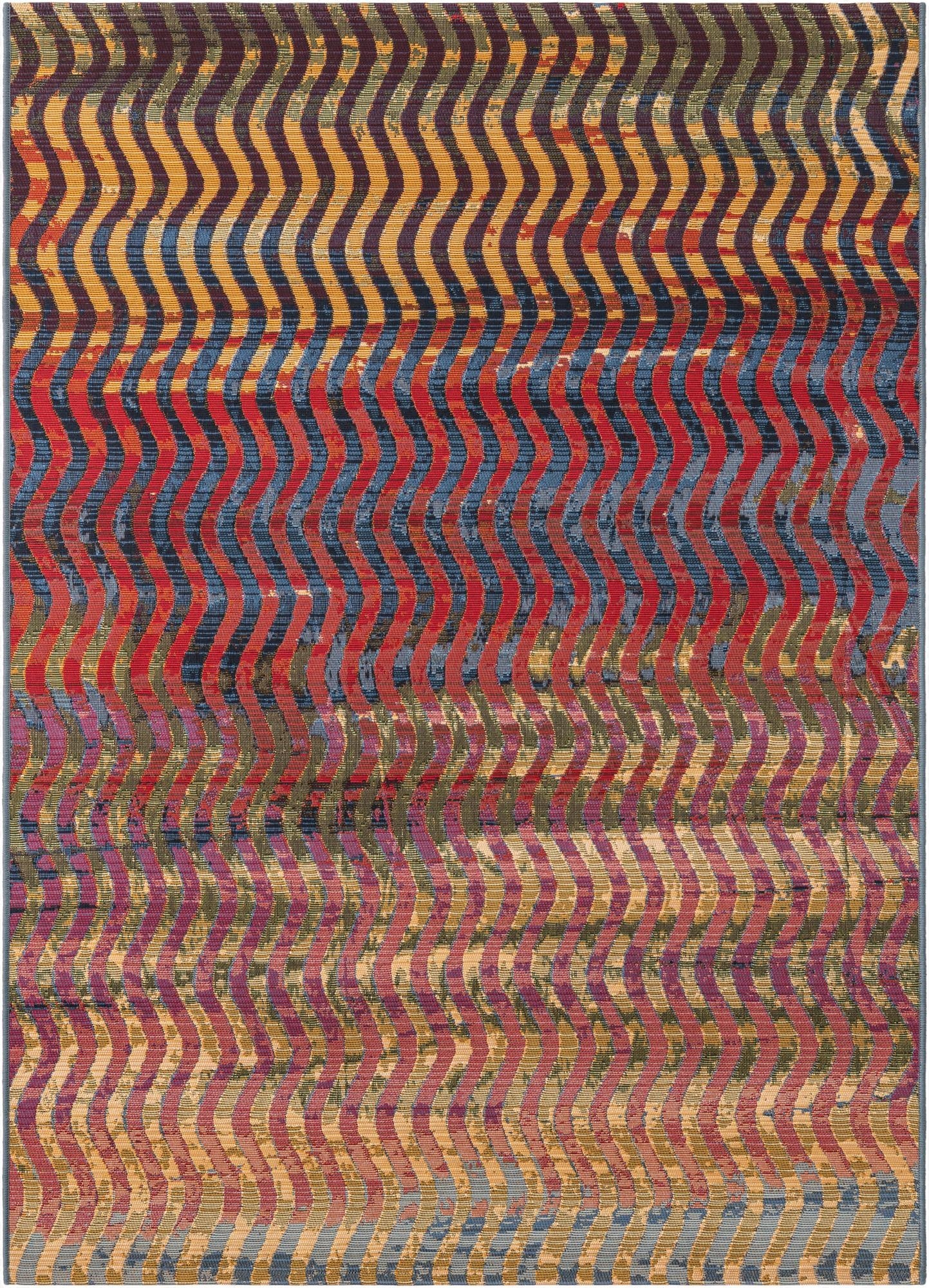 4' x 6'  Washable Modern Indoor / Outdoor Rug