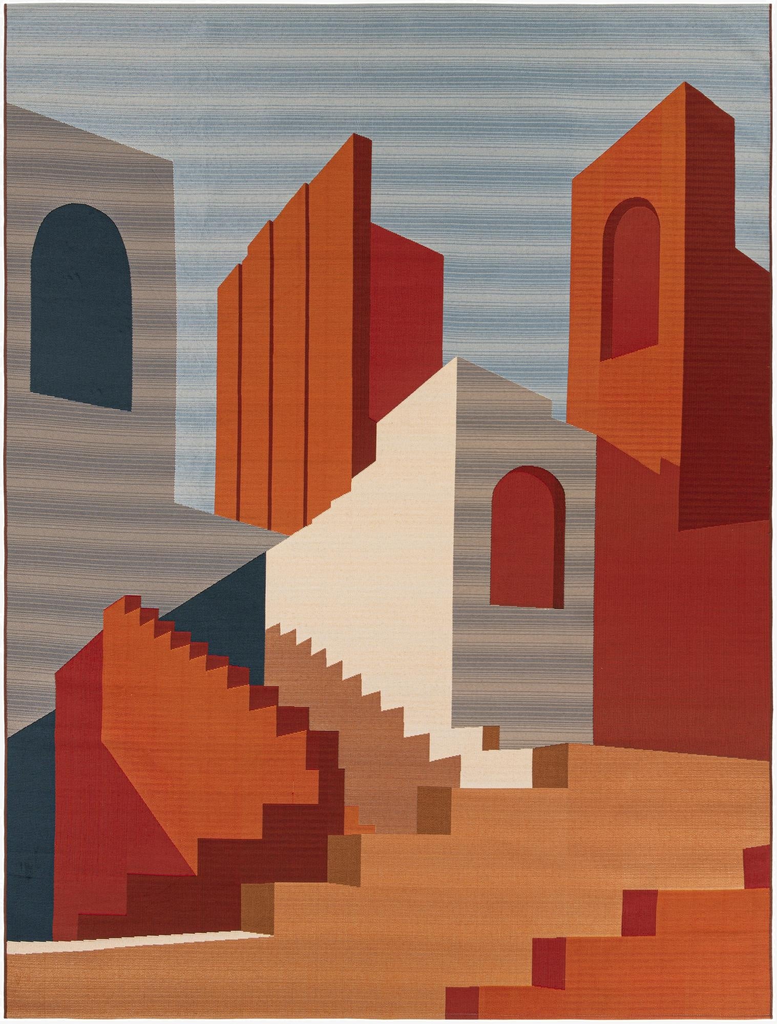 9' x 12'  Washable Modern Indoor / Outdoor Rug