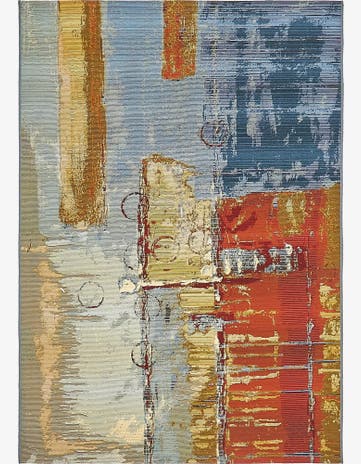 4' x 6' Easy-Clean Modern Indoor / Outdoor Rug