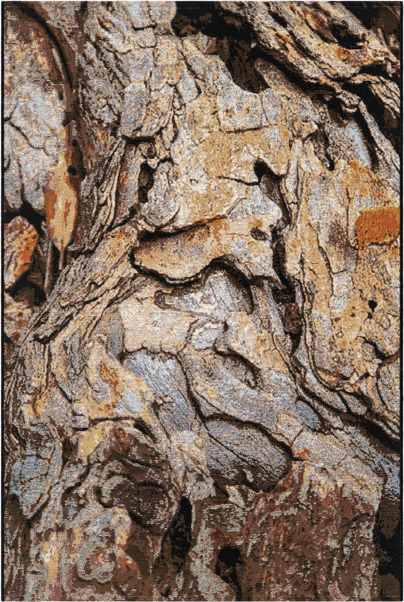 4' x 6'  Washable Modern Indoor / Outdoor Rug