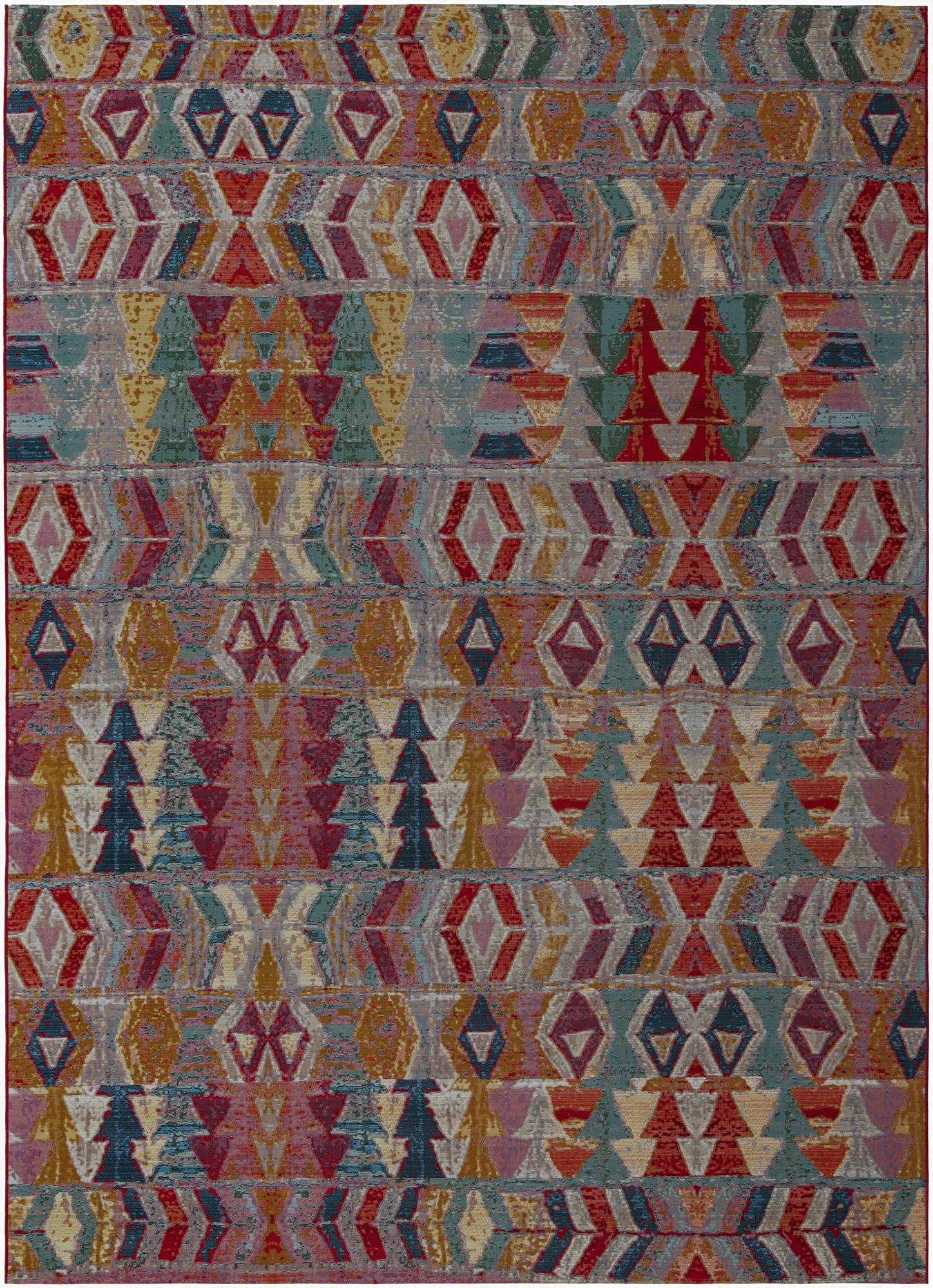 Primary image 10' x 14'  Washable Modern Indoor / Outdoor Rug