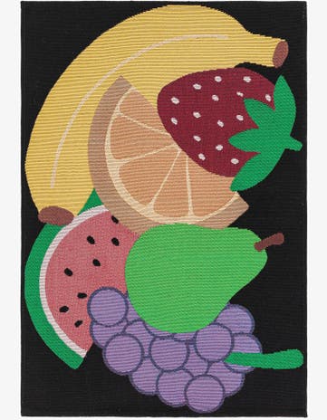 2' 6 x 3' 7 Easy-Clean Modern Indoor / Outdoor Rug