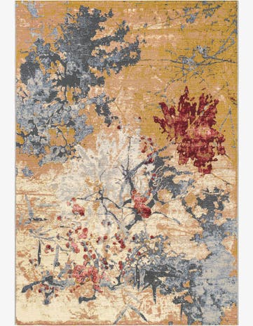 5' 3 x 8' Easy-Clean Modern Indoor / Outdoor Rug