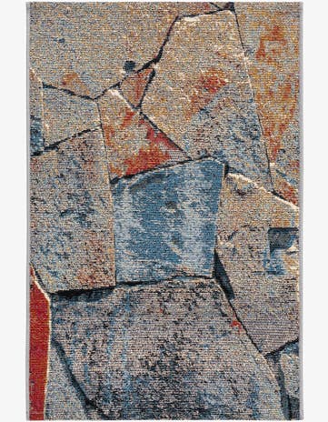 2' x 3' Easy-Clean Modern Indoor / Outdoor Rug