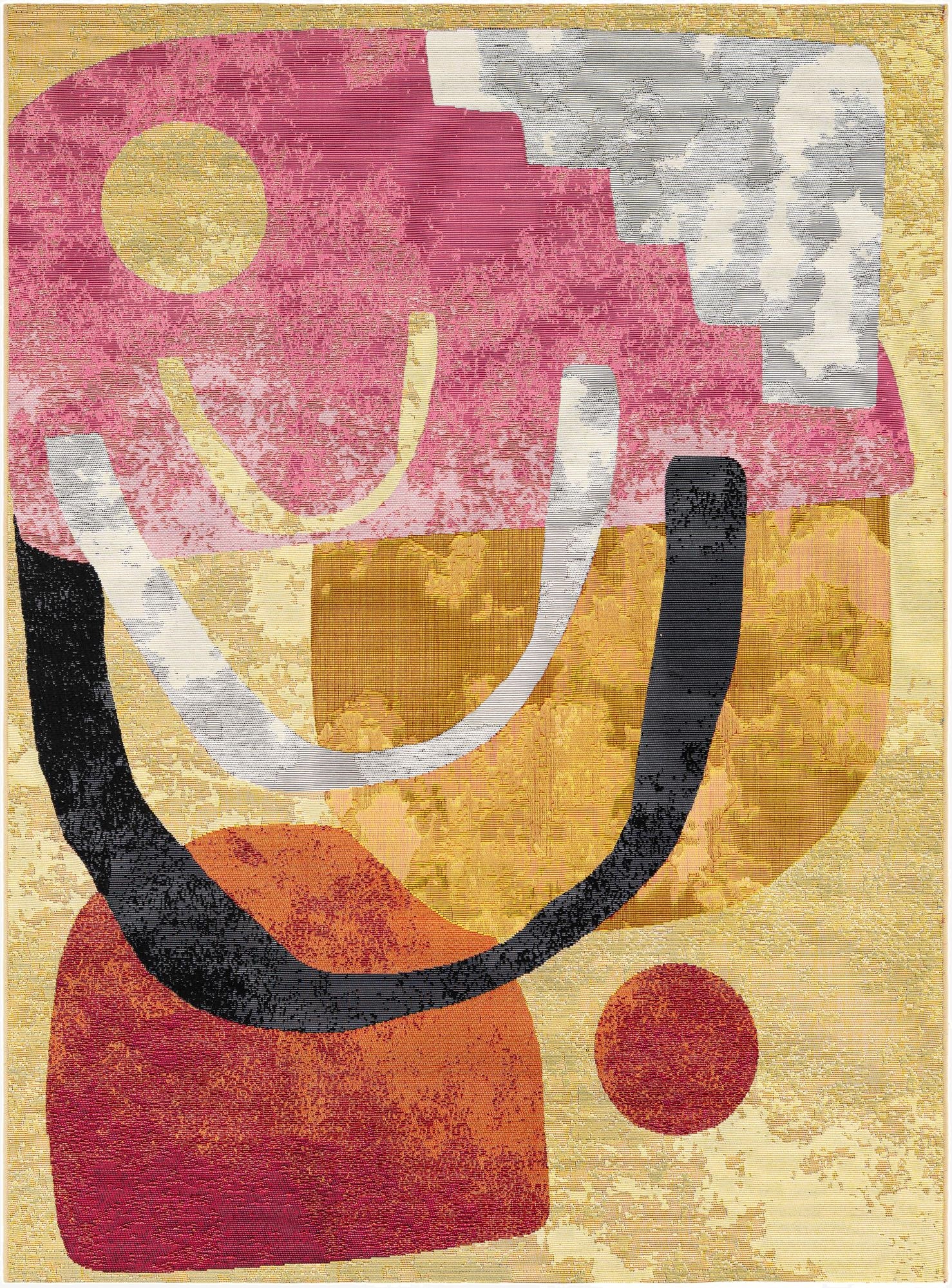 Primary image 5' x 7'  Washable Modern Indoor / Outdoor Rug