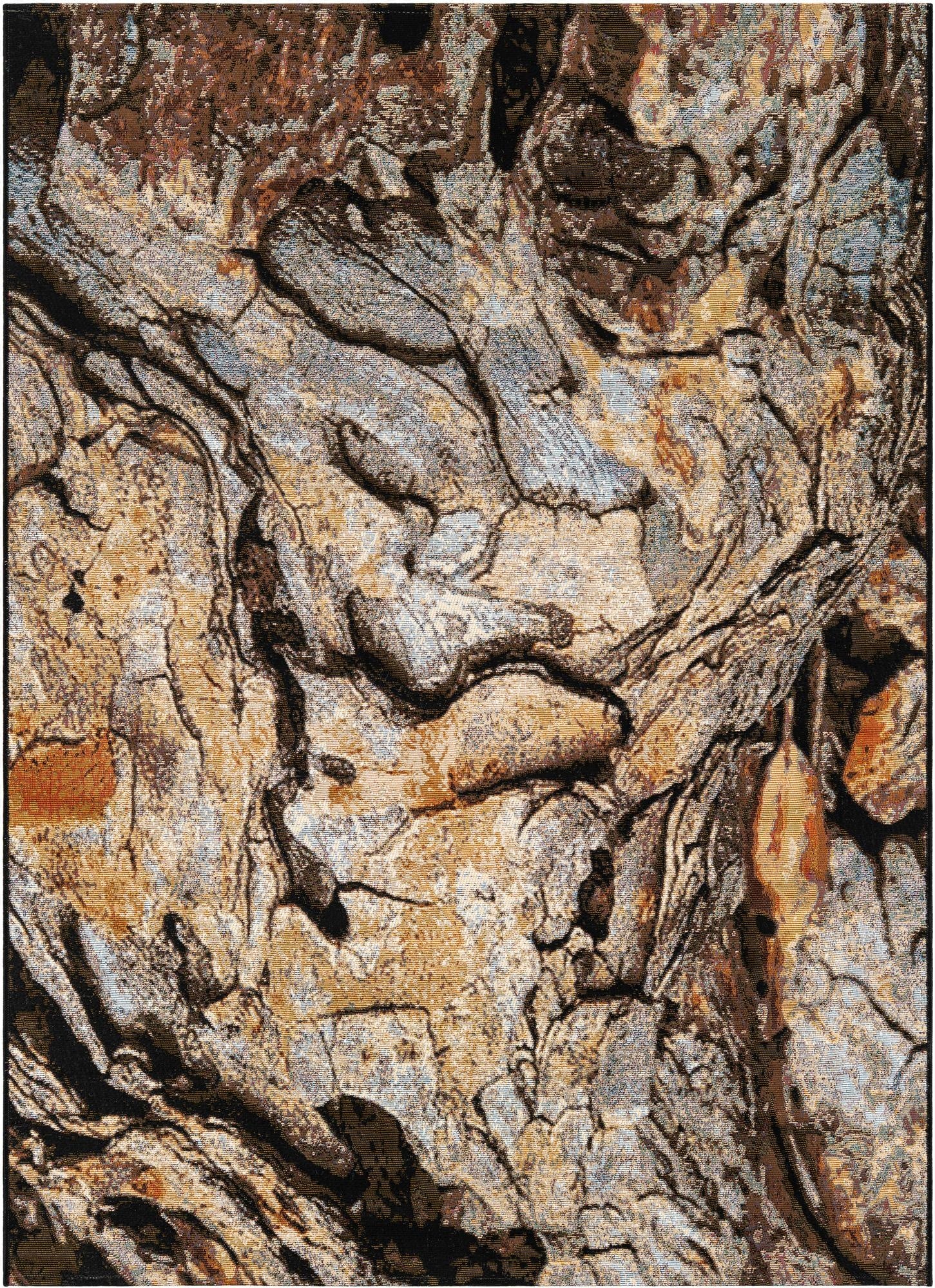 5' x 7'  Washable Modern Indoor / Outdoor Rug