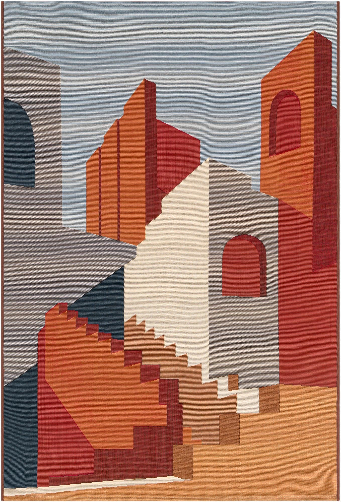 4' x 6'  Washable Modern Indoor / Outdoor Rug