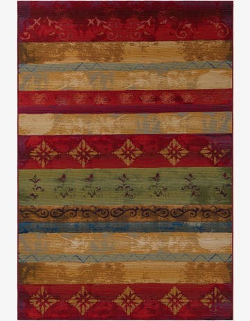 6' x 9' Easy-Clean Modern Indoor / Outdoor Rug