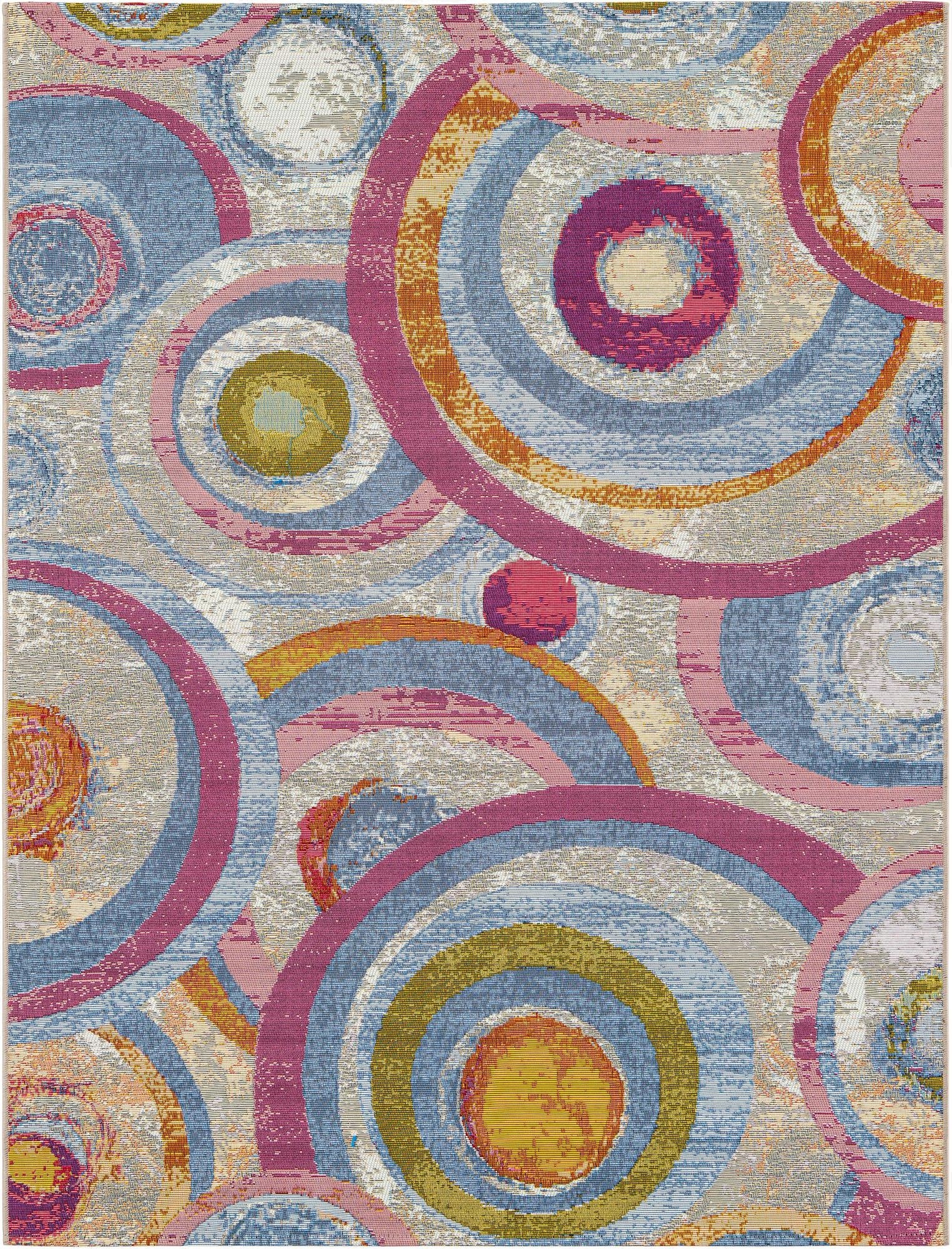 5' x 7'  Washable Modern Indoor / Outdoor Rug