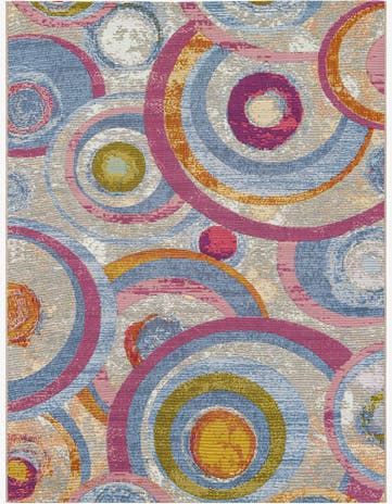 5' x 7' Easy-Clean Modern Indoor / Outdoor Rug