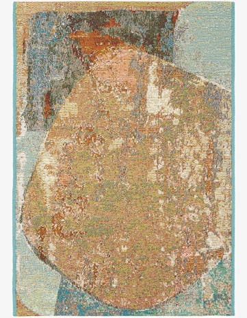 2' x 3' 1 Easy-Clean Modern Indoor / Outdoor Rug