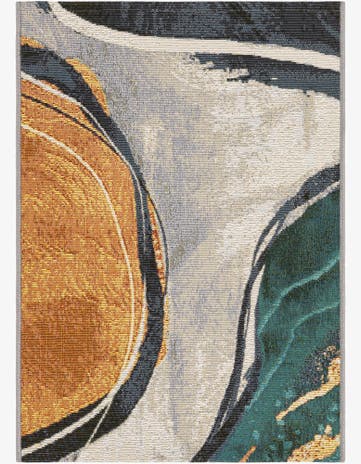 2' x 3' 1 Easy-Clean Modern Indoor / Outdoor Rug