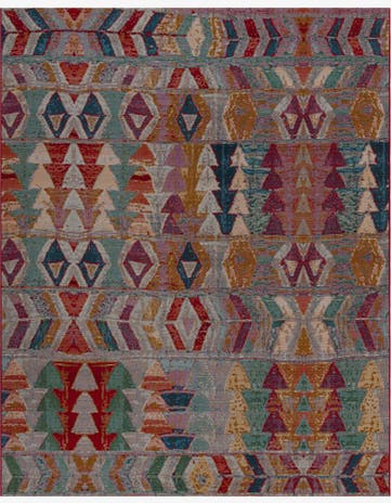 7' 10 x 10' Easy-Clean Modern Indoor / Outdoor Rug