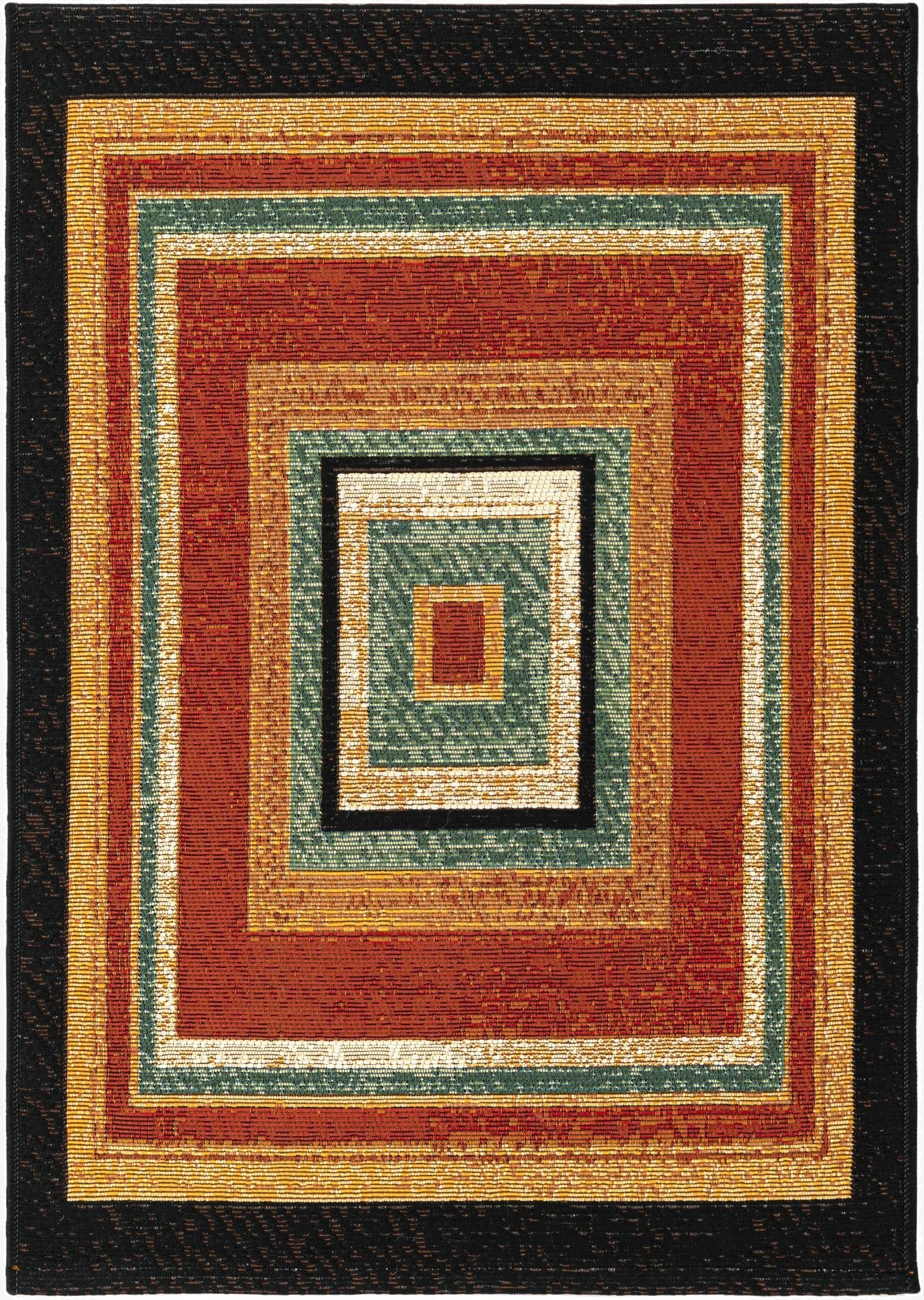 2' x 3'  Washable Modern Indoor / Outdoor Rug