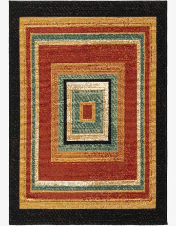 Easy-Clean Modern Indoor / Outdoor Rug