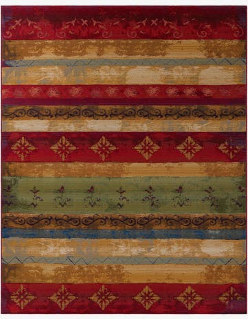 7' 10 x 10' Easy-Clean Modern Indoor / Outdoor Rug