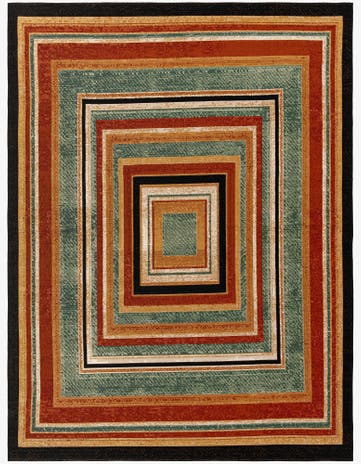 Easy-Clean Modern Indoor / Outdoor Rug