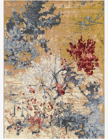 5' 3 x 7' Easy-Clean Modern Indoor / Outdoor Rug