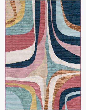 Easy-Clean Modern Indoor / Outdoor Rug