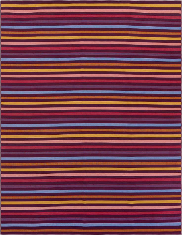 Detail image of 9' x 12' Easy-Clean Ribbon Indoor / Outdoor Rug