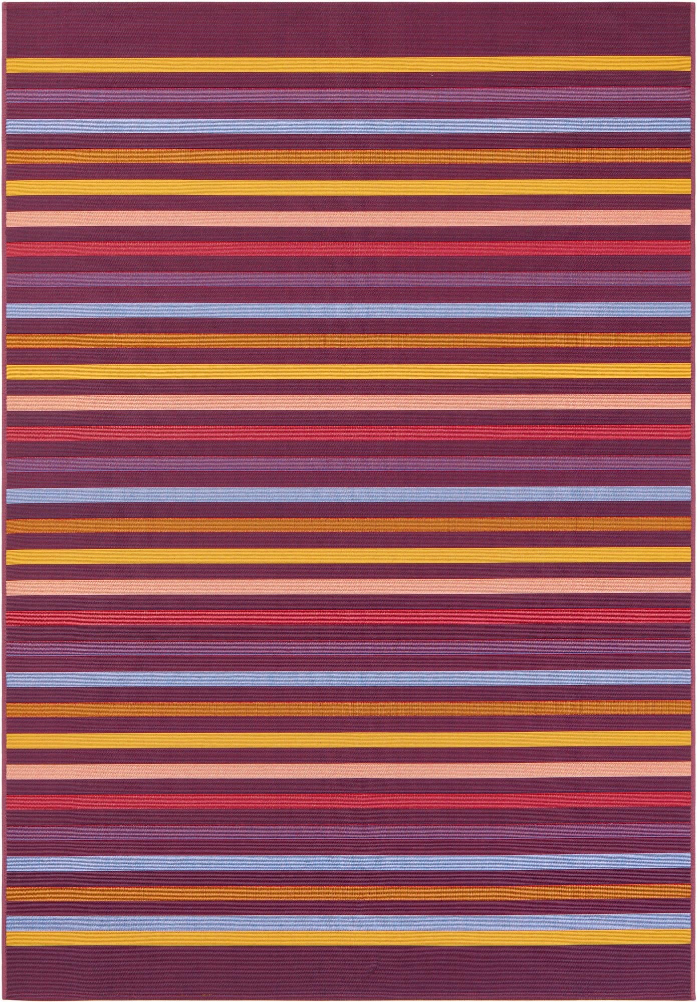 5' 3 x 8' Washable Ribbon Indoor / Outdoor Rug