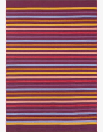 5' 3 x 8' Easy-Clean Ribbon Indoor / Outdoor Rug