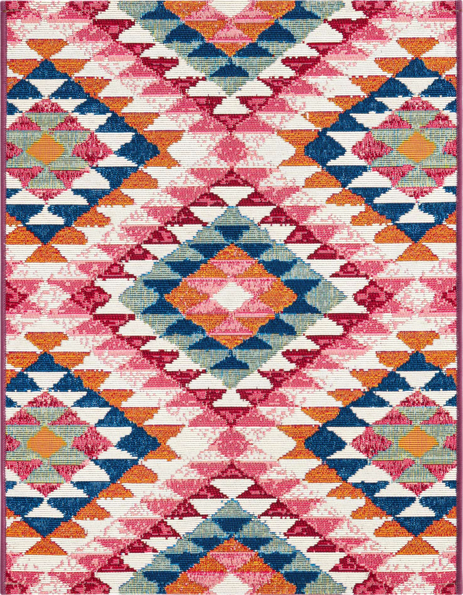2' x 3' Easy-Clean Southwestern Indoor / Outdoor Rug