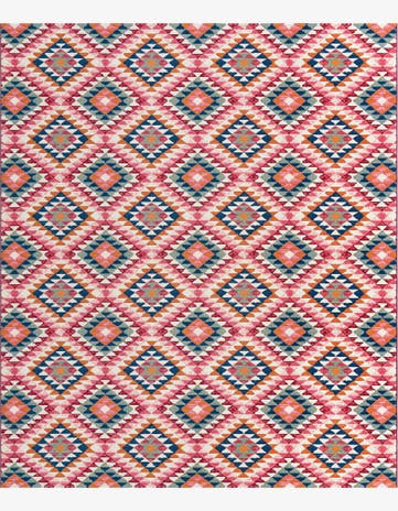 10' x 12' Easy-Clean Southwestern Indoor / Outdoor Rug