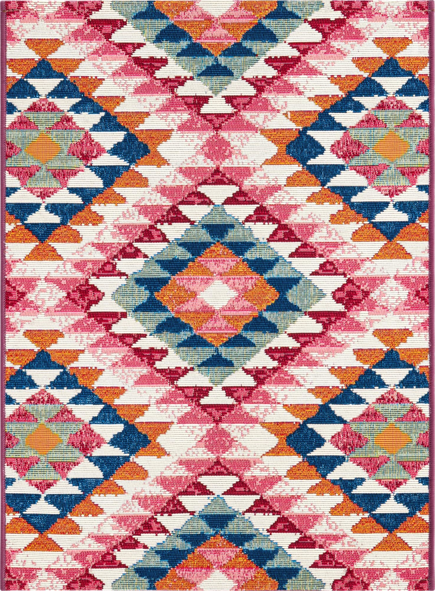 Primary image 2' x 3'  Washable Southwestern Indoor / Outdoor Rug