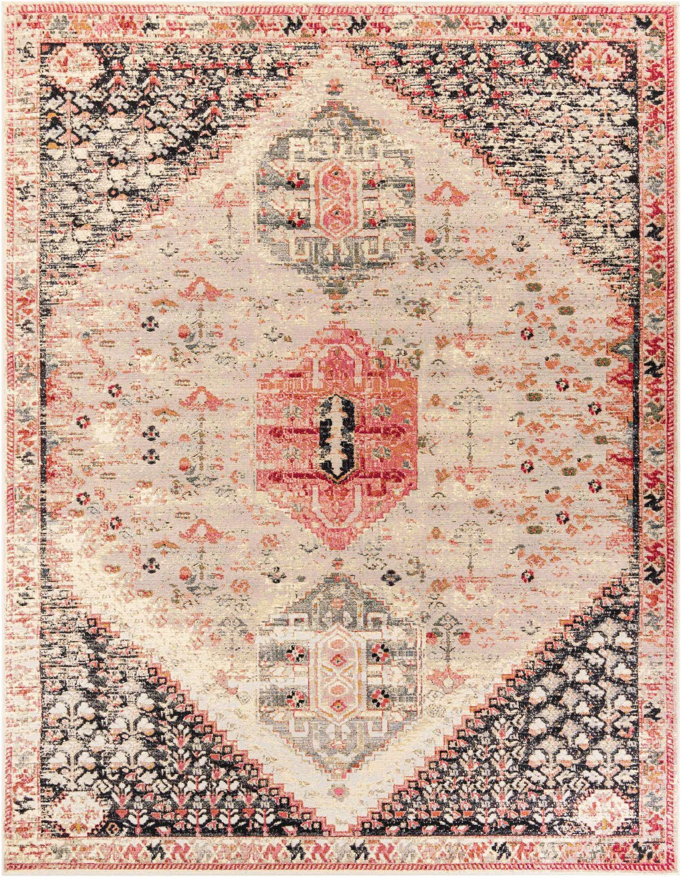 10' x 14' Easy-Clean Traditional Indoor / Outdoor Rug