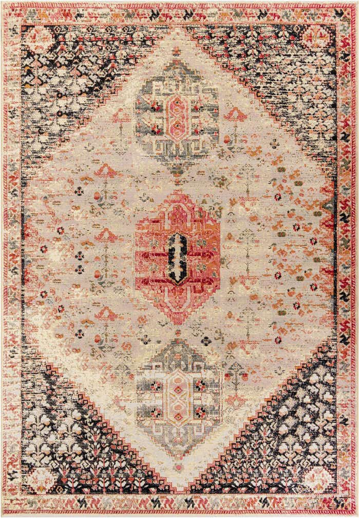 10' x 14' Easy-Clean Traditional Indoor / Outdoor Rug