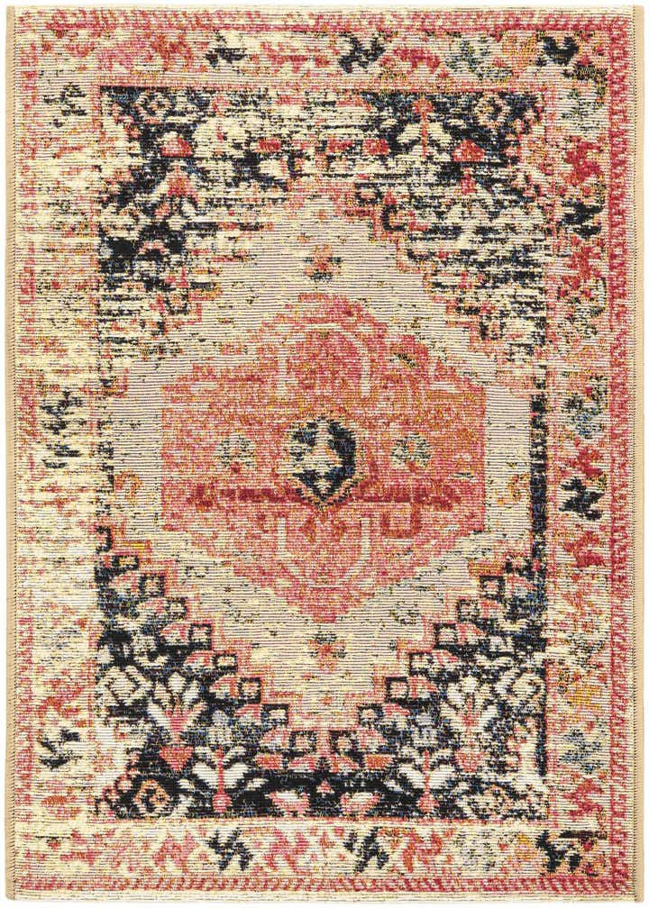 2' x 3' Easy-Clean Traditional Indoor / Outdoor Rug