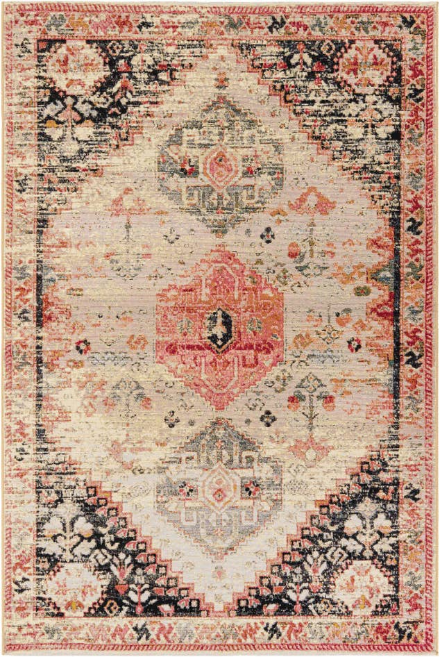 Detail image of 6' x 9' Easy-Clean Traditional Indoor / Outdoor Rug