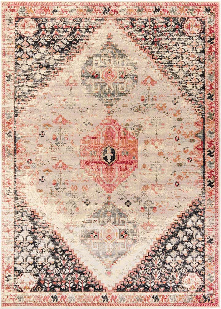 9' x 12' Easy-Clean Traditional Indoor / Outdoor Rug