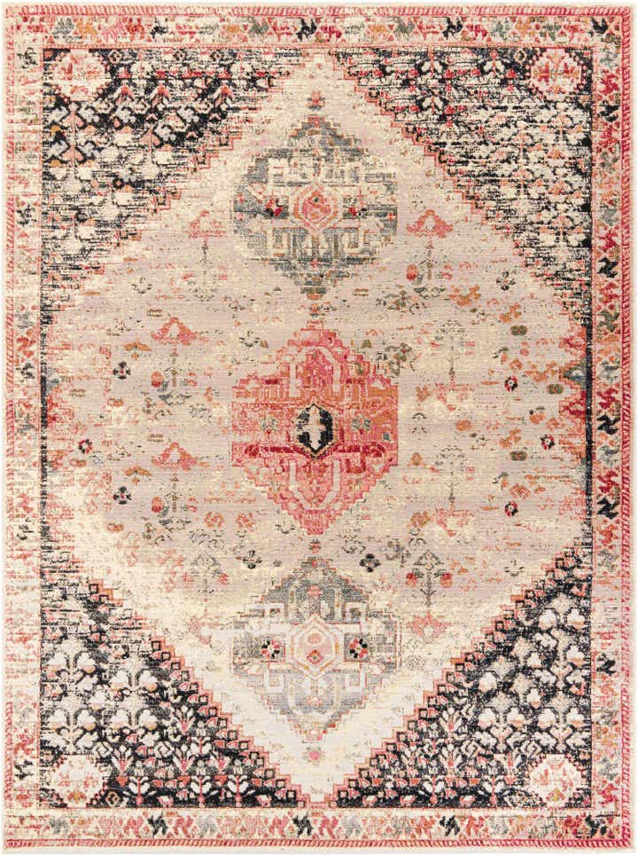 9' x 12' Easy-Clean Traditional Indoor / Outdoor Rug