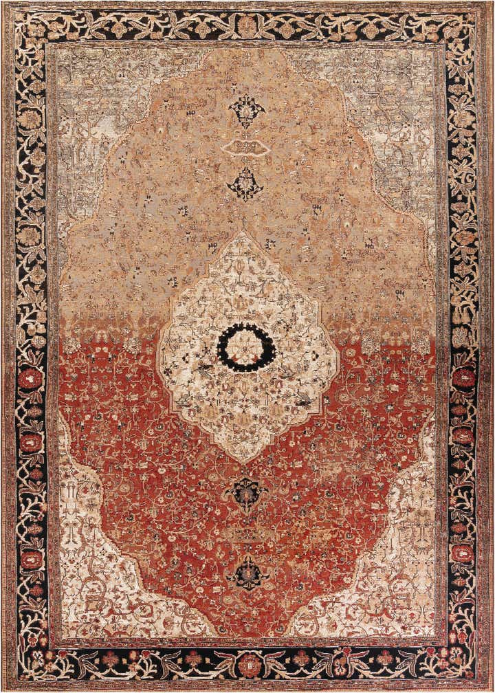 10' x 14' Easy-Clean Traditional Indoor / Outdoor Rug