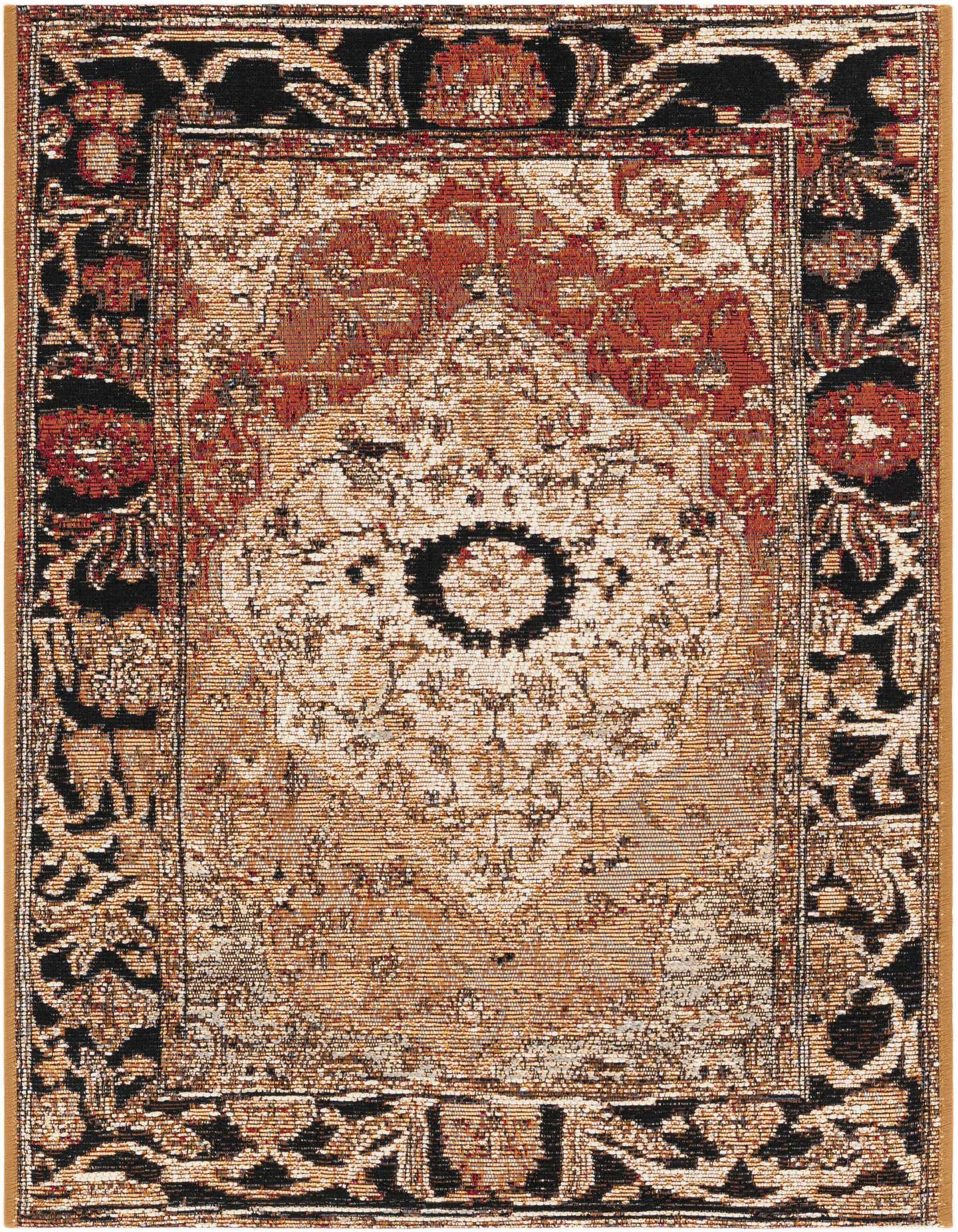 2' x 3' Easy-Clean Traditional Indoor / Outdoor Rug