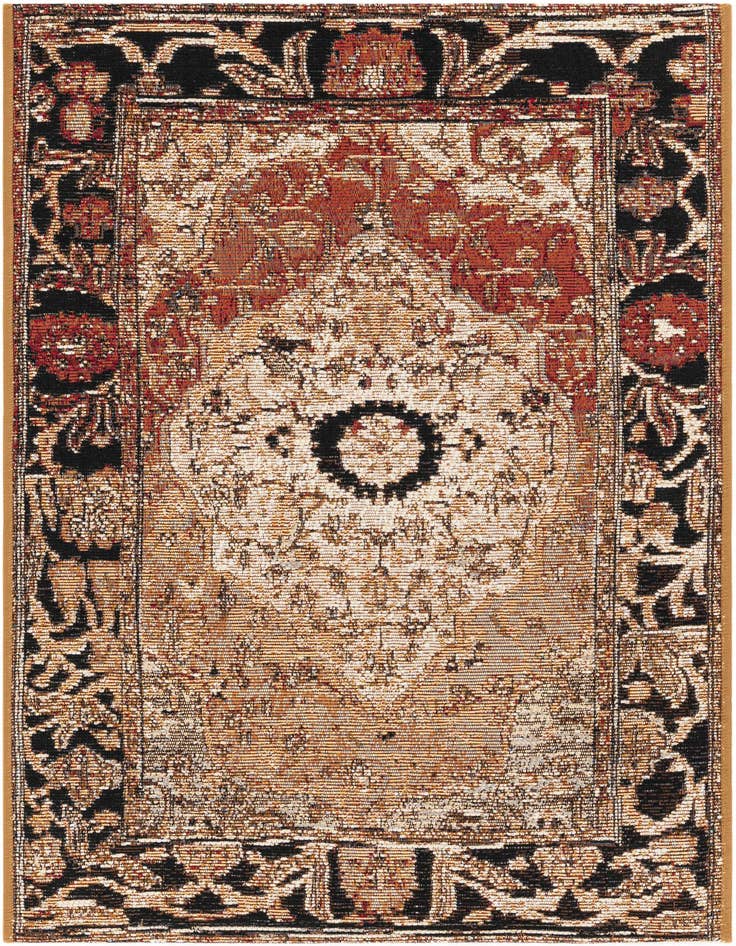 Detail image of 2' x 3' Easy-Clean Traditional Indoor / Outdoor Rug