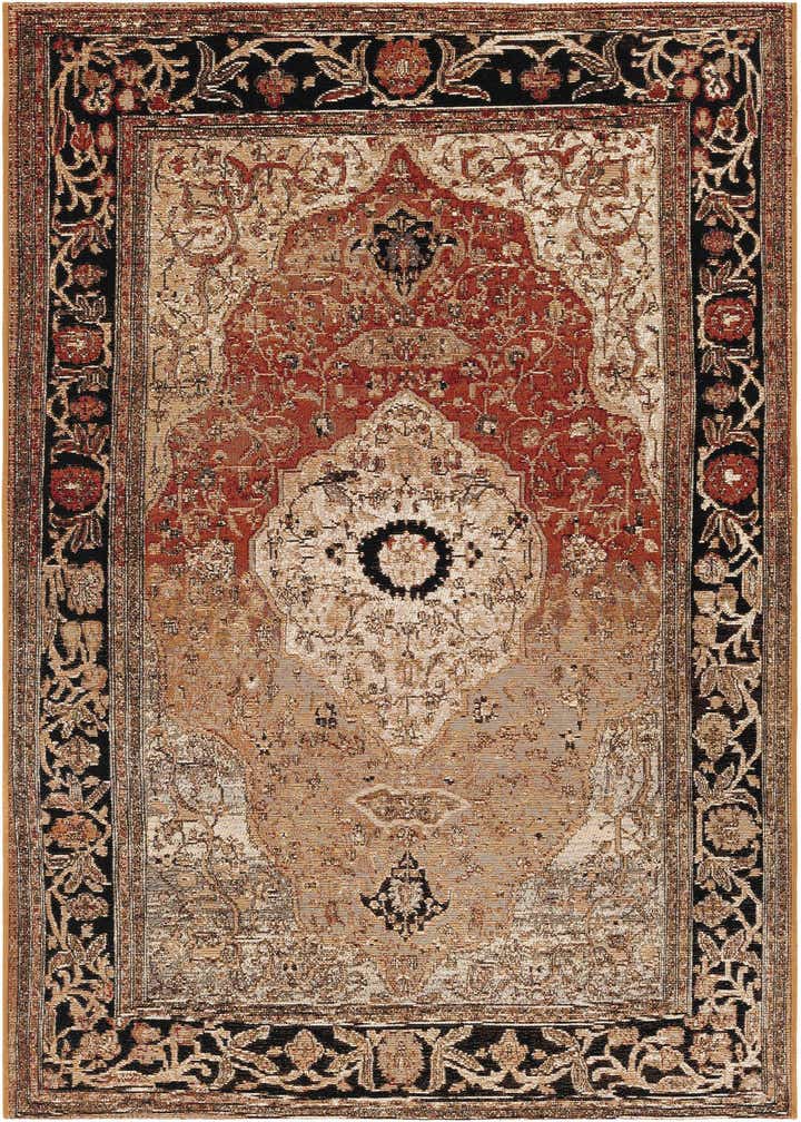 4' x 6' Easy-Clean Traditional Indoor / Outdoor Rug
